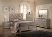 Lila Champagne Queen Panel Bed - Gate Furniture