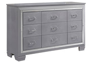 Lillian Silver Dresser - Gate FurnitureDresser