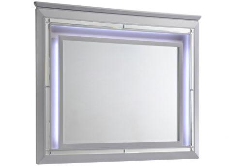 Lillian Silver LED Mirror - B7100-11 - Gate Furniture