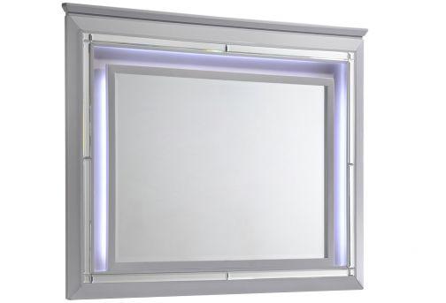 Lillian Silver LED Mirror - Gate FurnitureMirror
