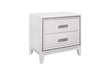 Lily White Nightstand - LILY-WHITE-NS - Gate Furniture