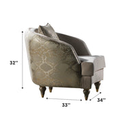Lima 33 in. Chair in Cream - Gate FurnitureLiving Room Chair