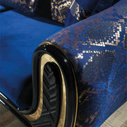 Lima 70 in. Loveseat in Blue - Gate FurnitureLoveseat