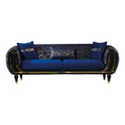 Lima 91 in. Sofa in Blue - Gate FurnitureSofa