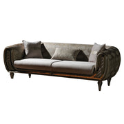 Lima 91 in. Sofa in Cream - Gate FurnitureSofa