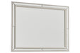 Lindenfield Silver Bedroom Mirror - B758-36 - Gate Furniture
