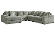 Lindyn Fog 5 - Piece LAF Sectional - Gate FurnitureSectional