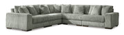 Lindyn fog 5 Piece Sectional - Gate FurnitureSectional
