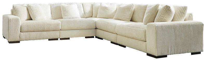 Lindyn Ivory 5 Piece Sectional - Gate FurnitureSectional