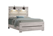 Linwood White Wash Full Bed Group With Lamps - LINWOOD-WHITE WASH-FBG-N - Gate Furniture