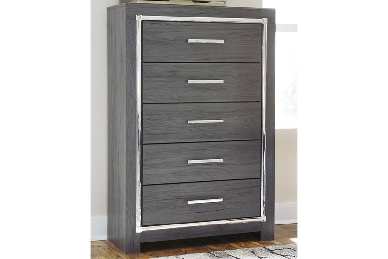Lodanna Gray Chest of Drawers - Gate FurnitureChest