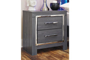 Lodanna Gray Nightstand - Gate FurnitureNightstand