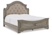 Lodenbay Antique Gray King Panel Bed - Gate FurnitureKing Bed