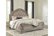 Lodenbay Antique Gray King Panel Bed - Gate FurnitureKing Bed