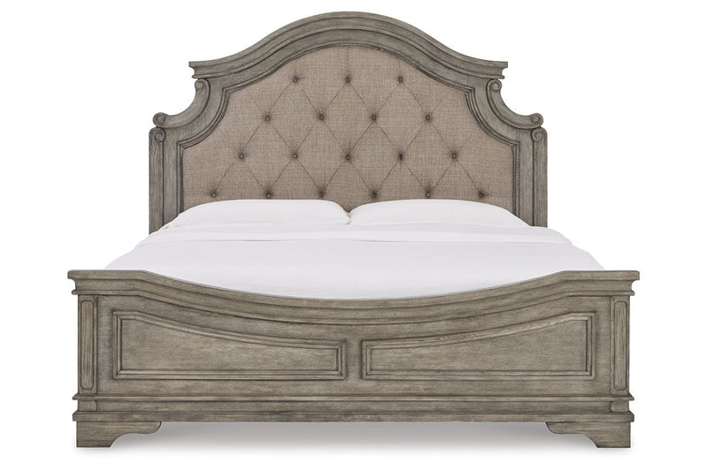 Lodenbay Antique Gray King Panel Bed - Gate FurnitureKing Bed