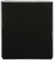 Logan Linen Textured Fabric Twin Bed Grey - Gate FurnitureTwin Bed