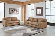 Lombardia Tumbleweed Leather Living Room Set - Gate FurnitureLiving Room Set