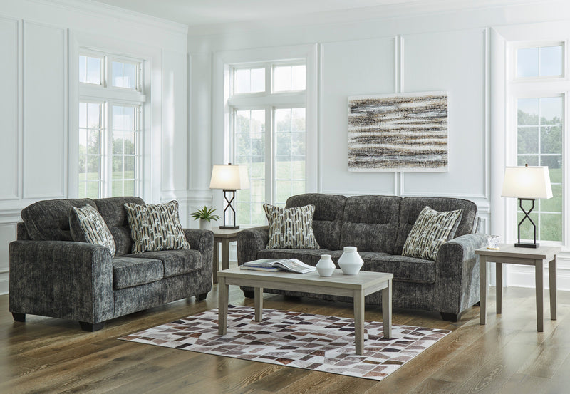 Lonoke Gunmetal Living Room Set - Gate FurnitureLiving Room Set