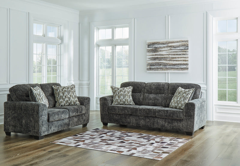 Lonoke Gunmetal Living Room Set - Gate FurnitureLiving Room Set