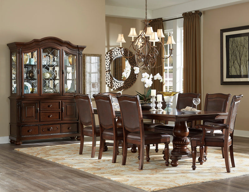 Lordsburg Brown Chery Extendable Dining Set - Gate FurnitureDining Room Set
