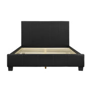 Lorenzi Black Upholstered Platform Bedroom Set - Gate FurnitureBedroom Set