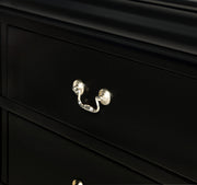  Louis Philip Black Youth Sleigh Bedroom Set - Gate FurnitureYouth Bedroom Set