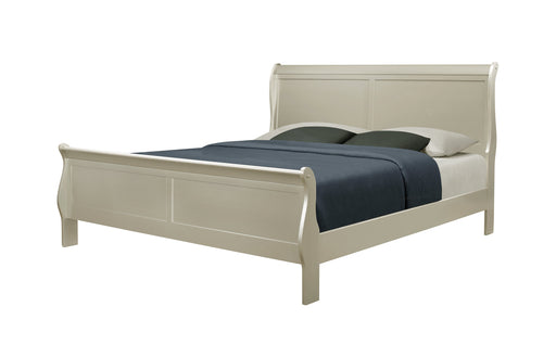 Louis Philip Champagne King Sleigh Bed - Gate Furniture