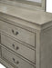 Louis Philip Gray Dresser - B3550-1 - Gate Furniture