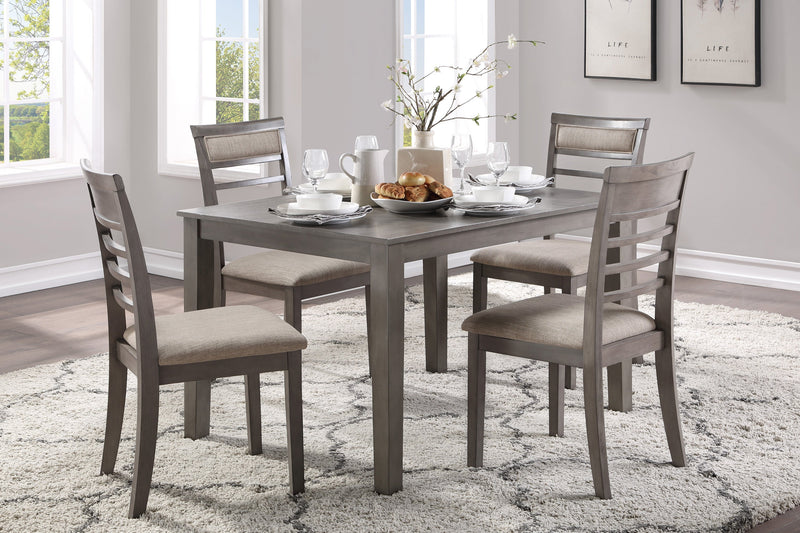 Lovell Gray 5 - Piece Dining Set - Gate FurnitureDining Room Set