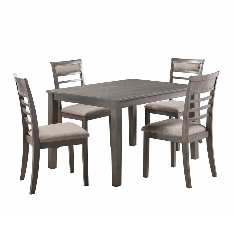 Lovell Gray 5 - Piece Dining Set - Gate FurnitureDining Room Set