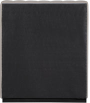 Lucia Linen Textured Fabric Twin Bed Grey - Gate FurnitureTwin Bed