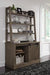 Luxenford Grayish Brown 48" Home Office Desk Hutch - H741-49 - Gate Furniture