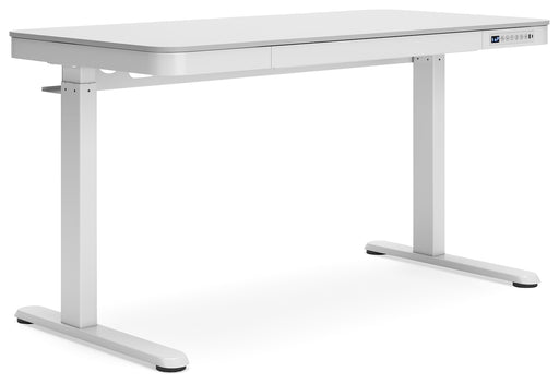 Lynxtyn Adjustable Height Home Office Desk - H400-229 - Gate Furniture