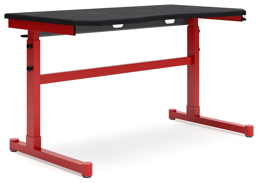 Lynxtyn Adjustable Height Home Office Desk - H400-411 - Gate Furniture