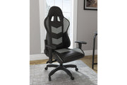 Lynxtyn Black/Gray Home Office Desk Chair - Gate FurnitureGaming Chair