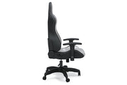 Lynxtyn White/Gray Home Office Desk Chair - Gate FurnitureGaming Chair