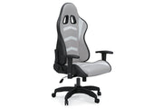 Lynxtyn White/Gray Home Office Desk Chair - Gate FurnitureGaming Chair