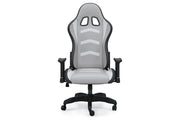 Lynxtyn White/Gray Home Office Desk Chair - Gate FurnitureGaming Chair