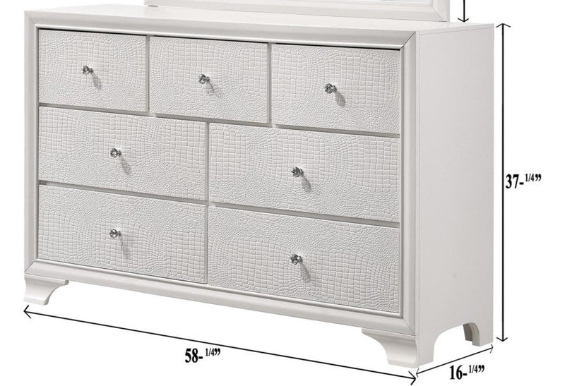 Lyssa Frost Dresser - Gate FurnitureDresser