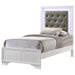 Lyssa Frost Full LED Panel Bed - Gate Furniture