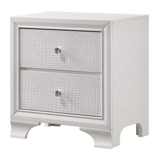 Lyssa Frost Nightstand - Gate FurnitureNightstand