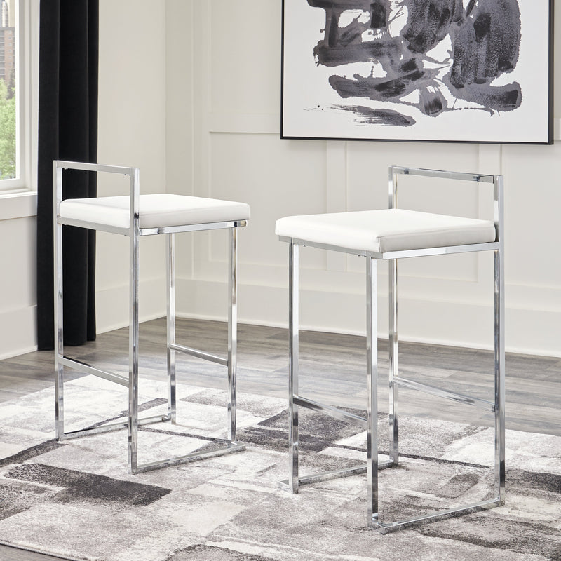 Madanere Bar Height Bar Stool (Set of 2) - Gate FurnitureBarstool
