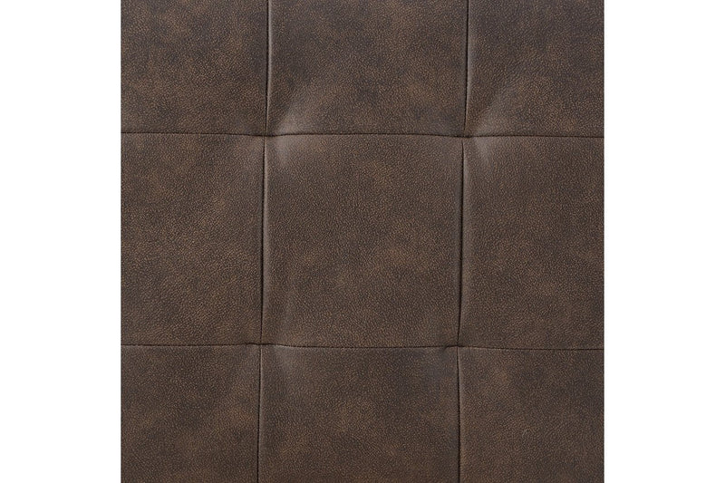 Maderla Walnut Ottoman - Gate FurnitureOttoman