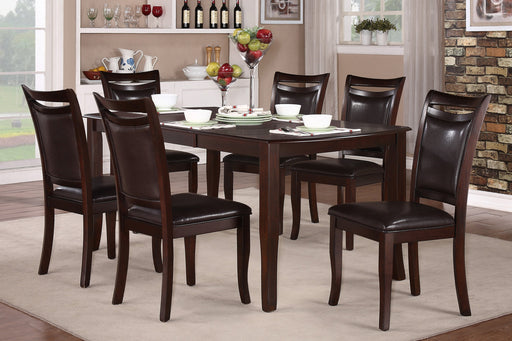 Maeve Dark Cherry Extendable Dining Set - Gate FurnitureDining Room Set