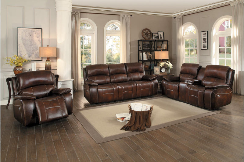 Mahala Brown Reclining Living Room Set - Gate FurnitureLiving Room Set
