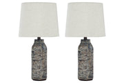 Mahima Black/White Table Lamp (Set of 2) - Gate FurnitureTable Lamp Pair