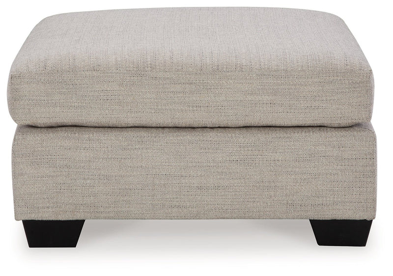 Mahoney Oversized Accent Ottoman - Gate FurnitureOttoman