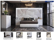 Majesty Bed W/Light Queen - Gate FurnitureQueen Bed