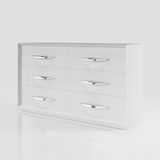 Majesty Bedroom W/Light And Carmen Cases Set - Gate FurnitureBedroom Set