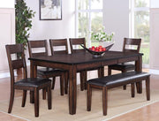 Maldives Dark Brown Extendable Dining Set - Gate FurnitureDining Room Set